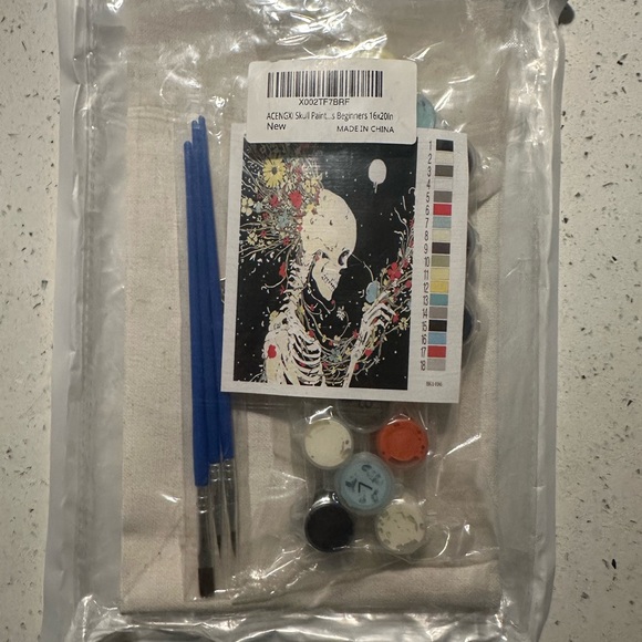 2x NWT paint by numbers for adults / Skeleton & Marilyn - Picture 5 of 12